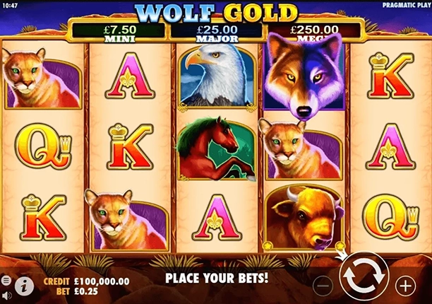 Wolf Gold Slot Reels image